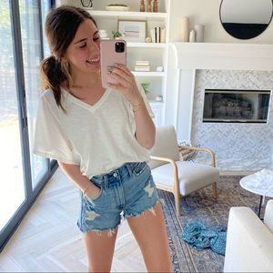Abercrombie Mom High Rise Shorts